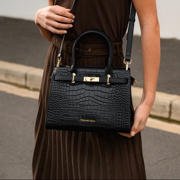 Sage Green, Verano Hill Genuine Leather Marseille Bag - Picture 4 of 7